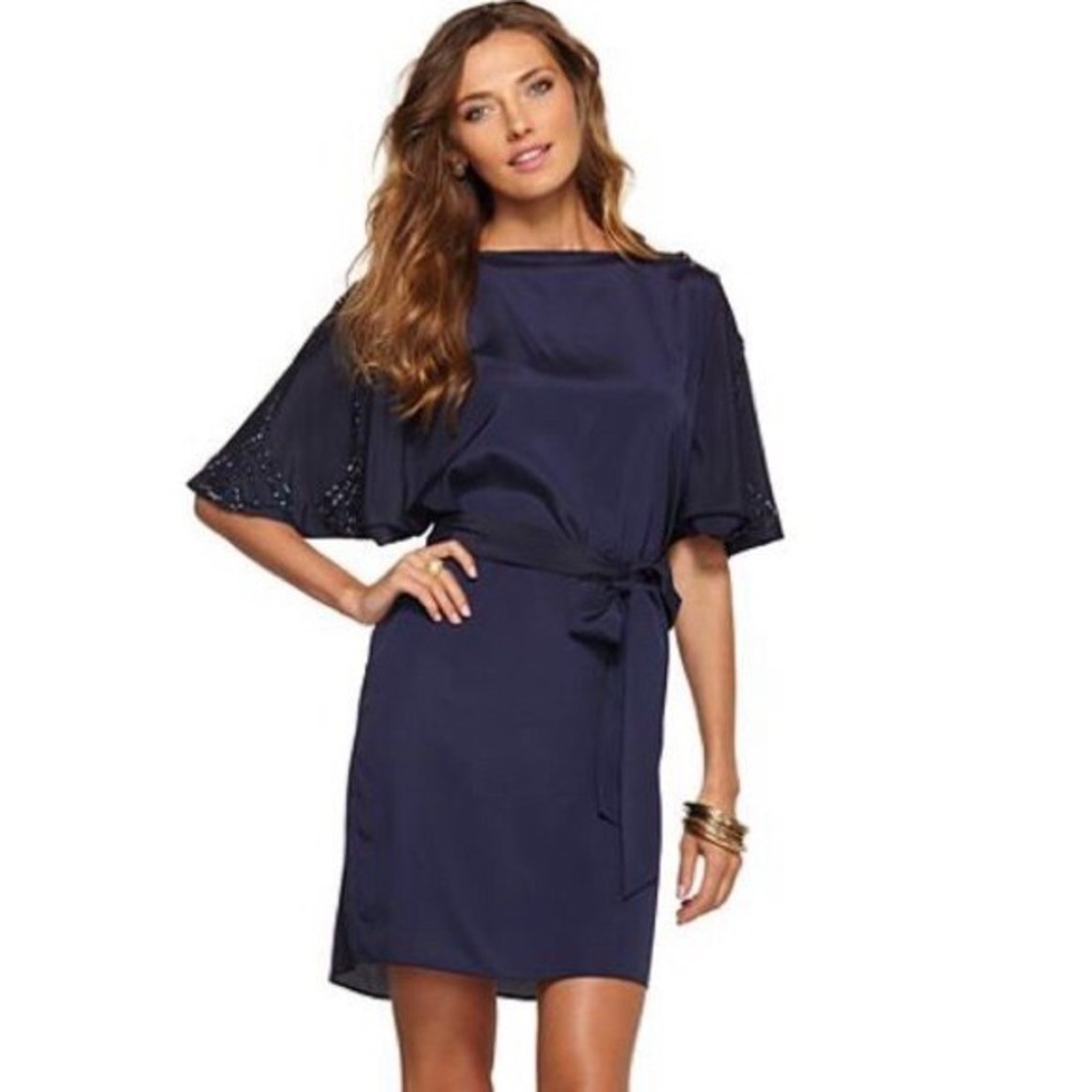 Lilly Pulitzer Navy Desmaris Tunic Dress